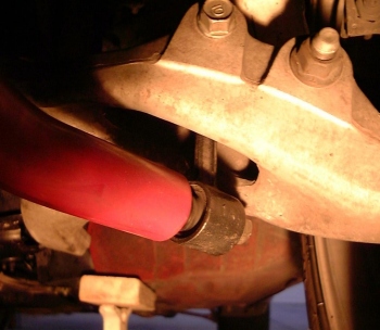 New end link installed