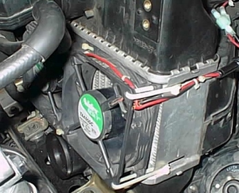 Intercooler fans