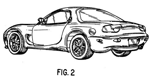 Drawing - Rear Angle View