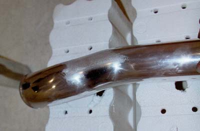 After rouge polishing